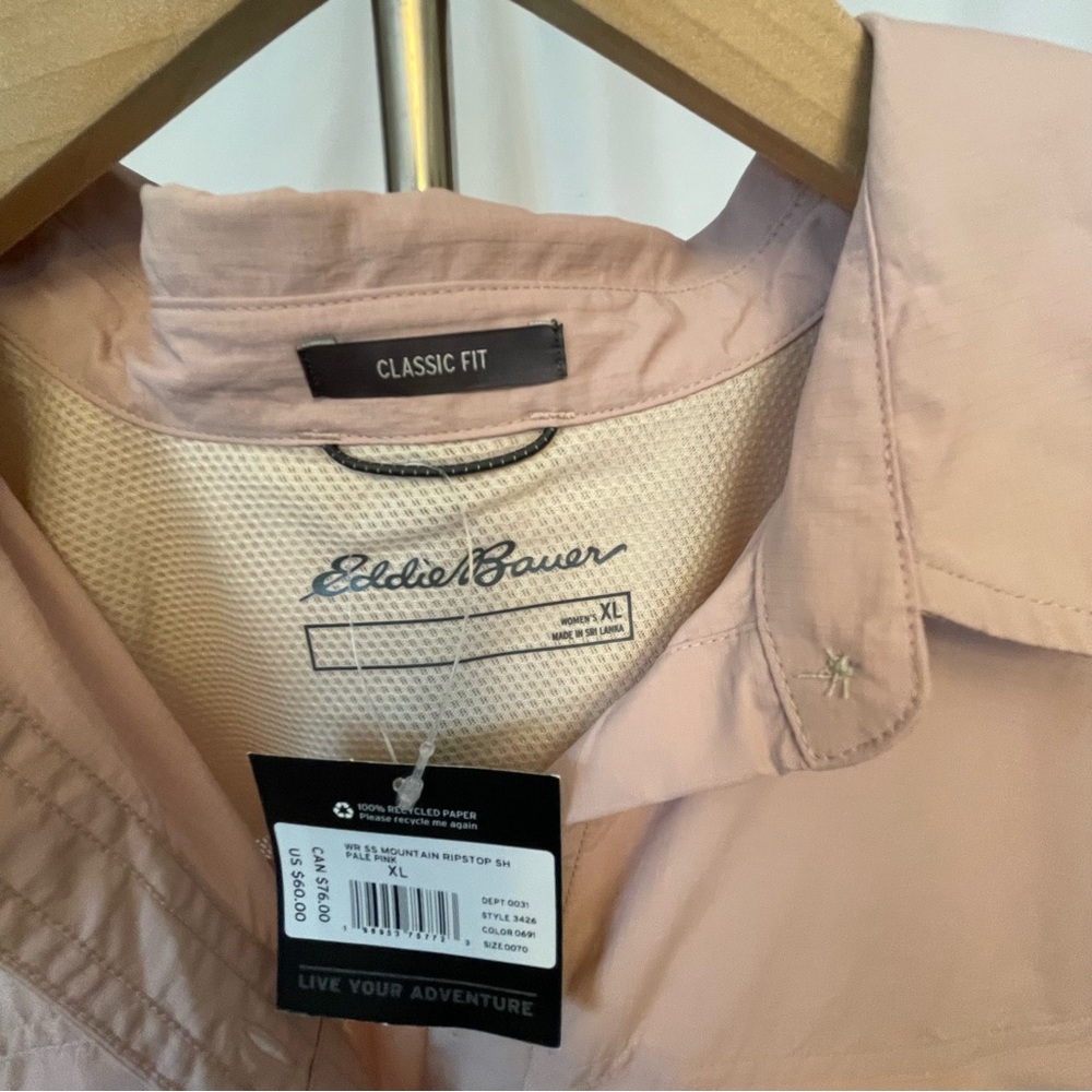 Eddie Bauer Pink Casual Button Down Shirt - Picture 5 of 8